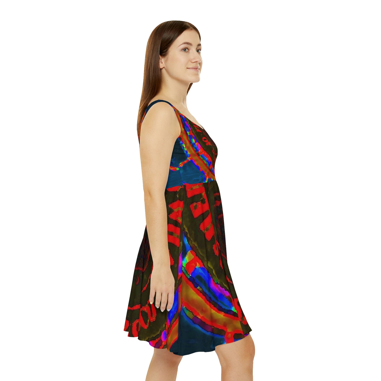 Women's Skater Dress ... "No.9 Fishermen's Grotto - Fishermen's Wharf, SF, California" ... Family Archives: 1970's ... Original Works ...