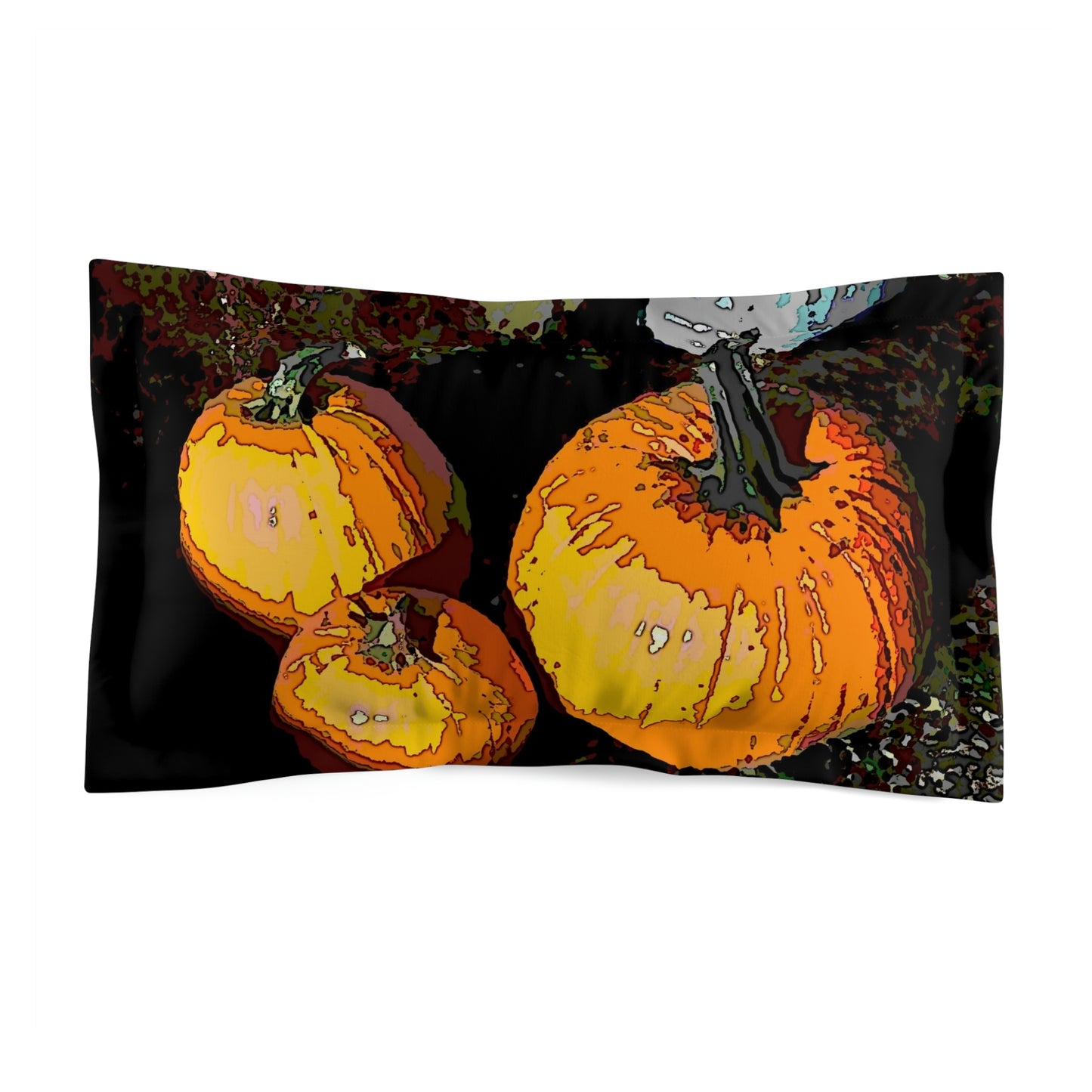 Microfiber Pillow Sham ... "Take-A-Nap" ... In The Pumpkin Patch ...