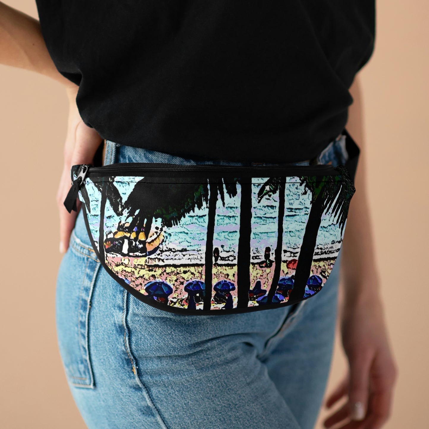 Fanny Pack ... "A Beautiful Beach Amongst The Palms" ... The Outrigger Waikiki, Honolulu, Oahu ... Original Works ...