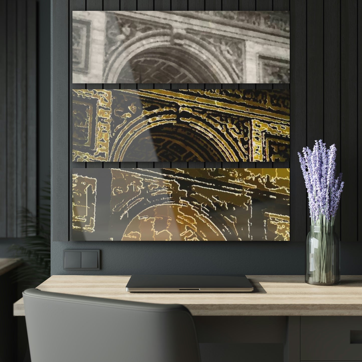 Acrylic Prints (Triptych) ... L'Arc de Triomphe ... 'Barbara Joan Bonnell-Holt Photo' ... Circa 1972 ... Oringinal Works ...