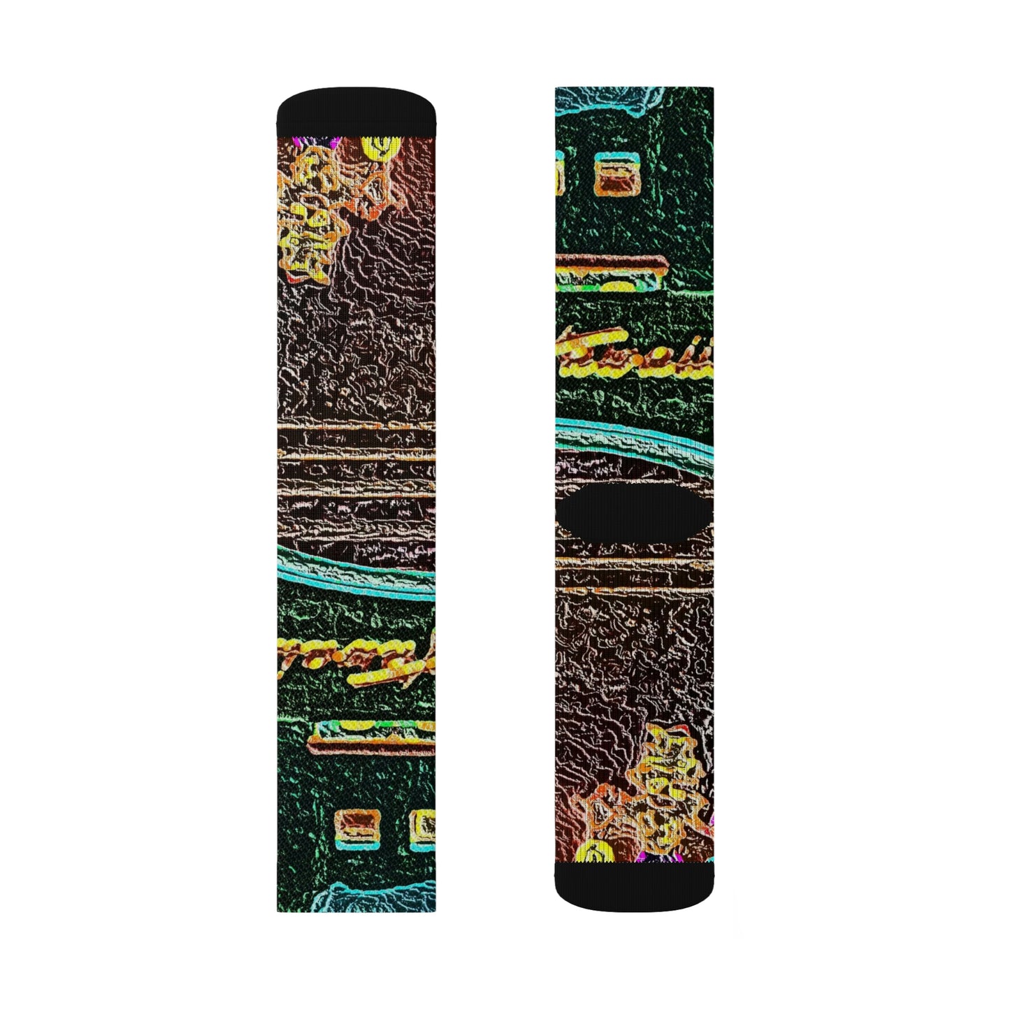 Sublimation Socks ... "La Grande Entree" At: 'The Pink Palace' ... The Royal Hawai'ian ... Honolulu, HI ... '27Oct2014' ... Original Works ...