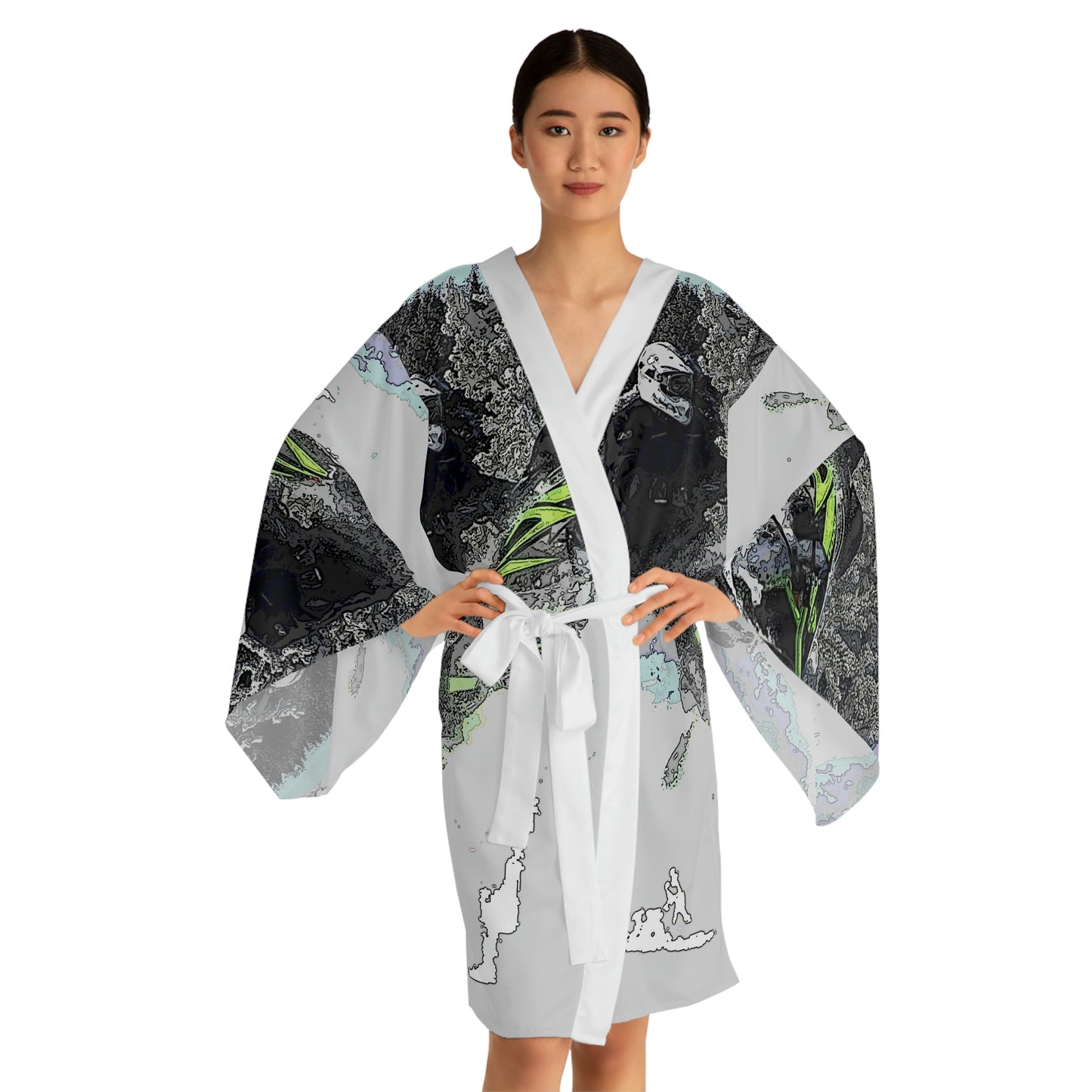 Long Sleeve Kimono Robe ... Come Fly With The Professionals ... CIP-Airways ... 'Getting-Er-Done' ... Original Works ... December 2022 ...