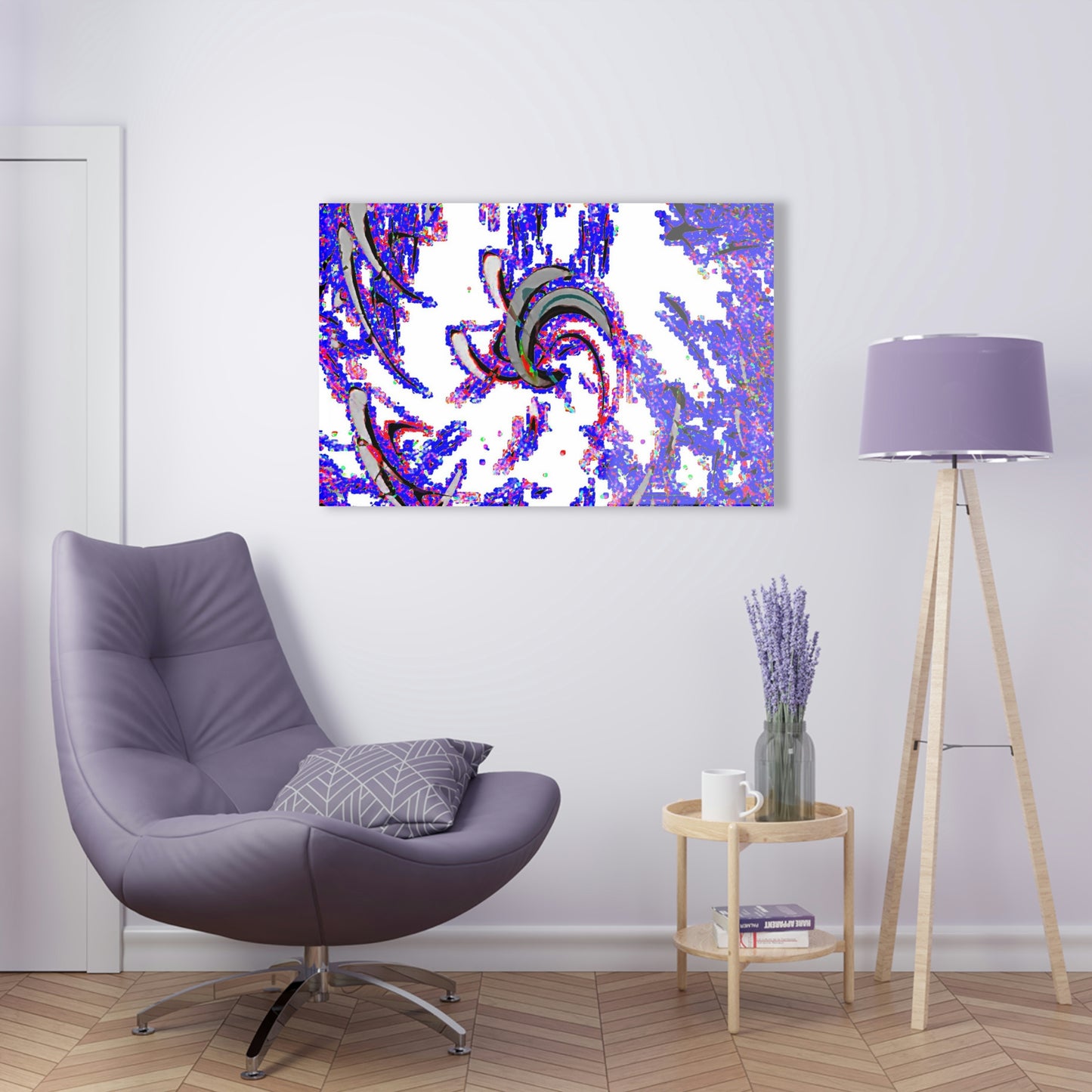 Acrylic Prints ... "Waning Moon" ... Central Idaho ... October 2022 ... Rendering Time: 22 Hours ... Original Works ...