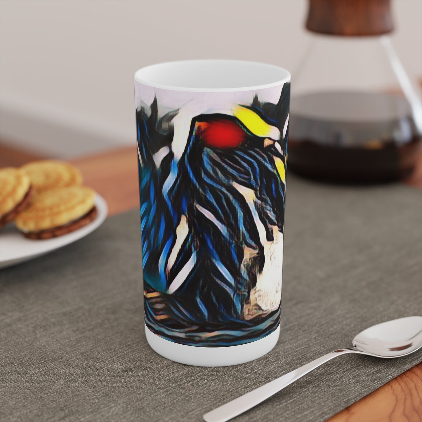 Conical Coffee Mugs (3oz, 8oz, 12oz) ... "Ken's Favourite Humpback Breach" ... Circa: 21st Century ... Maui, HI ... Original Works ...