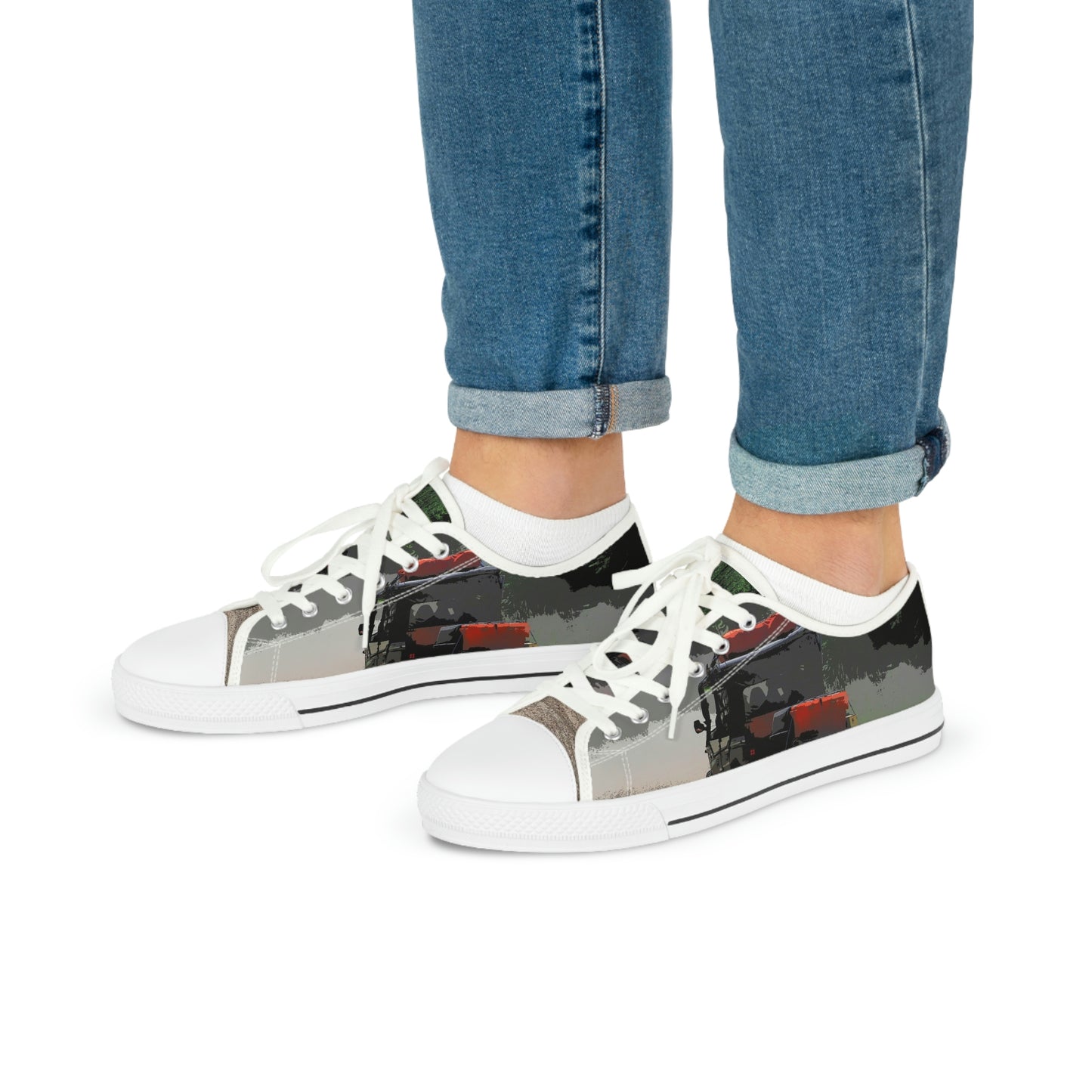 Men's Low Top Sneakers ... "Whilst Hitting The Accerator Pedal ... Motor The Mountains In Style Like 'Magruder' " ... Magruder Corridor, Central Idaho