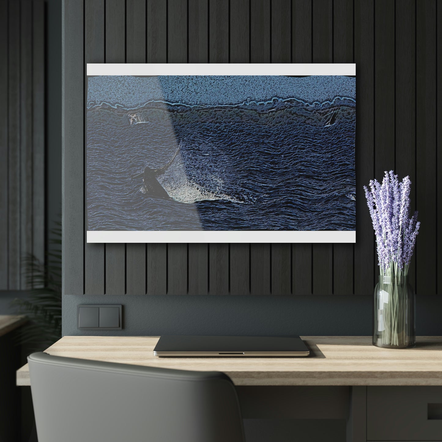 Acrylic Prints (French Cleat Hanging) ... "A Trio Of Humpback Joy" ... Maui, HI ... April Fools Day ... 1Apr23 ... Original Works - Family Archives ...