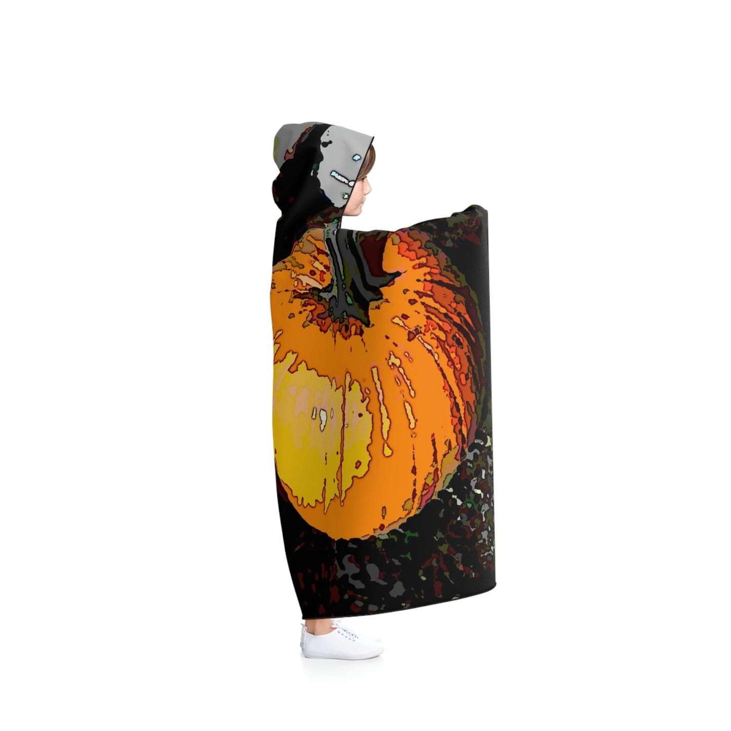 Hooded Blanket ... Halloween - Pumpkins - 'Trick-Or-Treat' ... More Than a Season ... "Its A Feeling & Celebration Of Life" ...