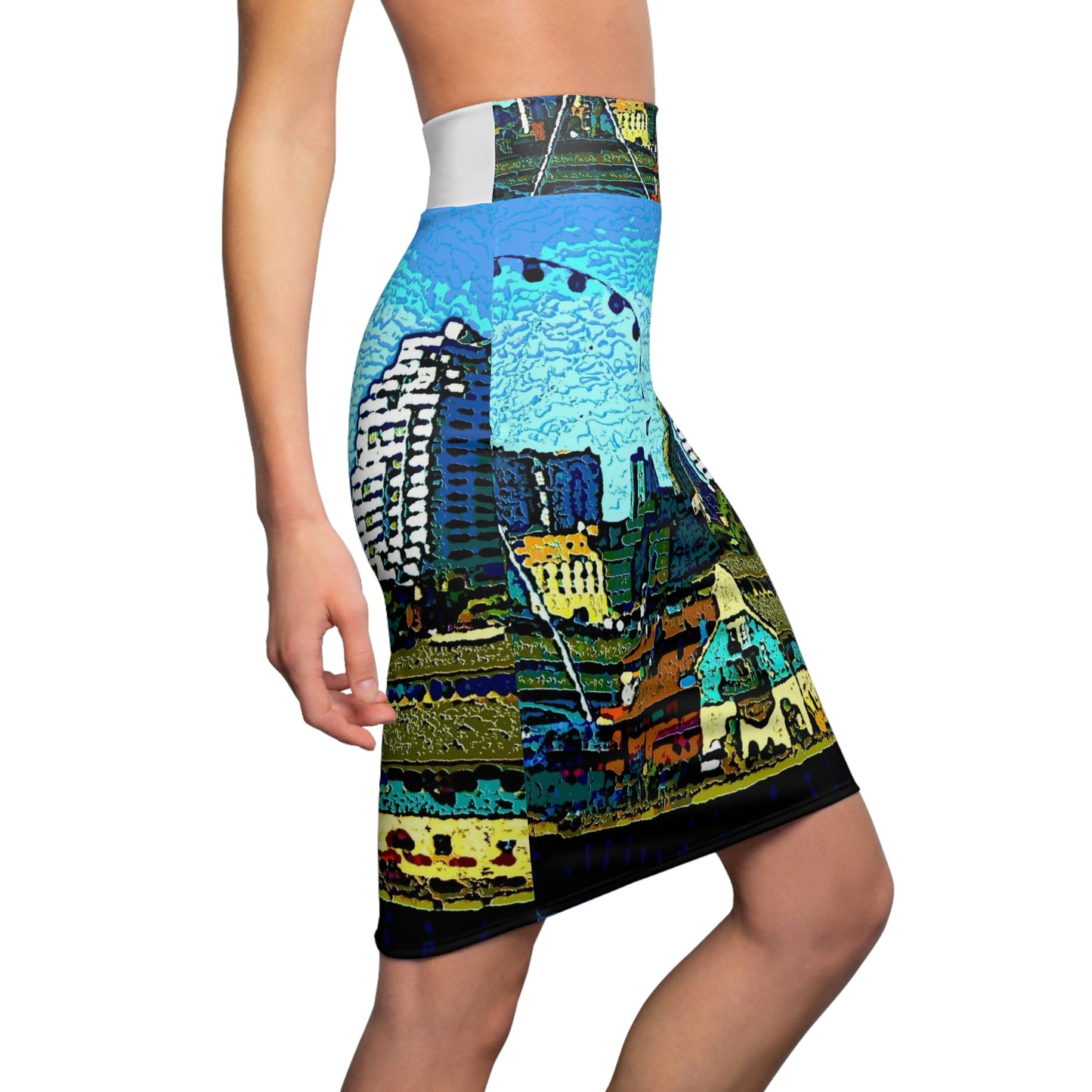 Women's Pencil Skirt ... That Classic Wheel ... 'Seattle's Wheel' ... & An Old Classic Waterside Vendors ... 'Family Archives' ... Original Works ...