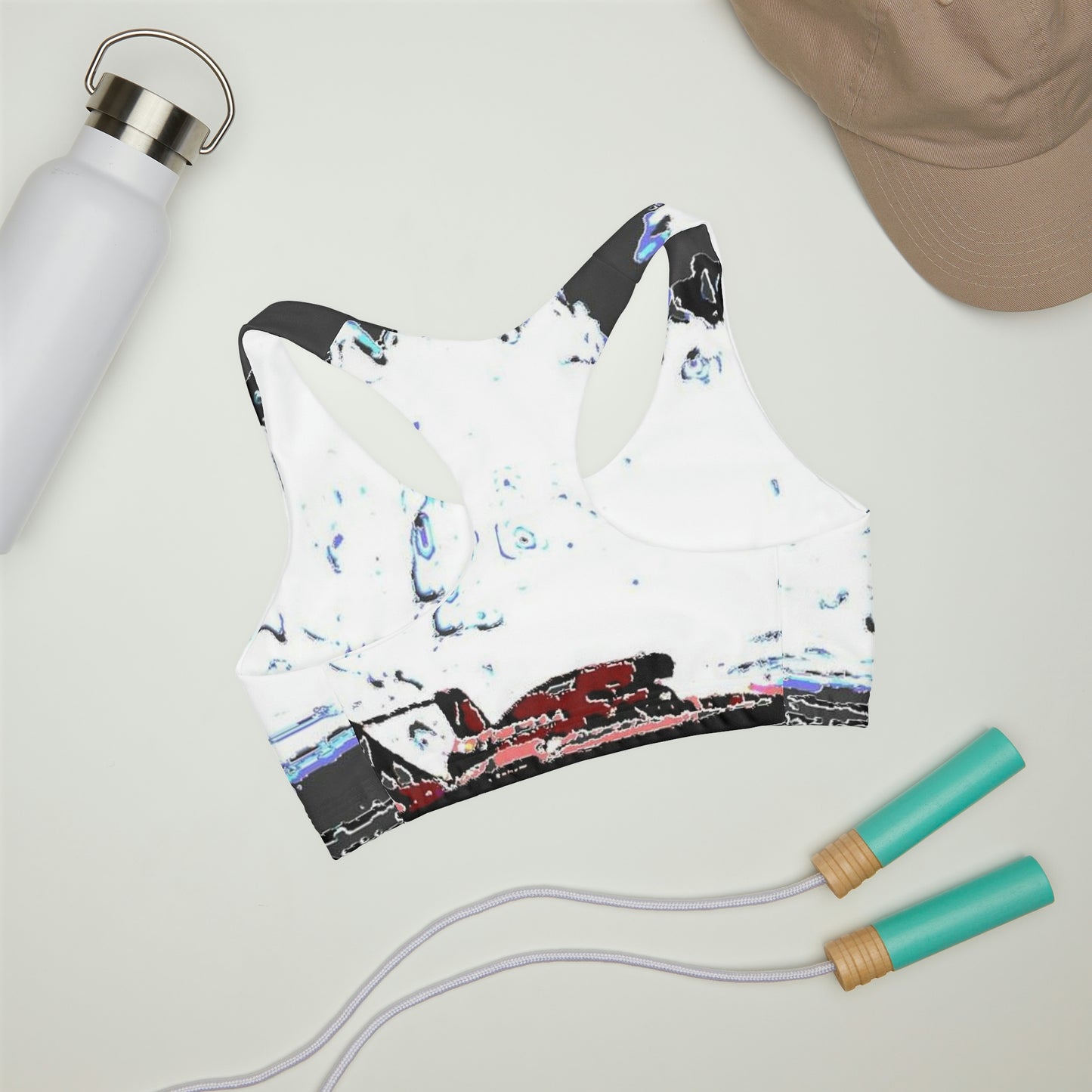 Girls' Double Lined Seamless Sports Bra ... Seattle Columbia Cup On Lake Washington ... "Dave Wilcox Heads For The Win" ... Associate Gift-Photo ... Original Works ...