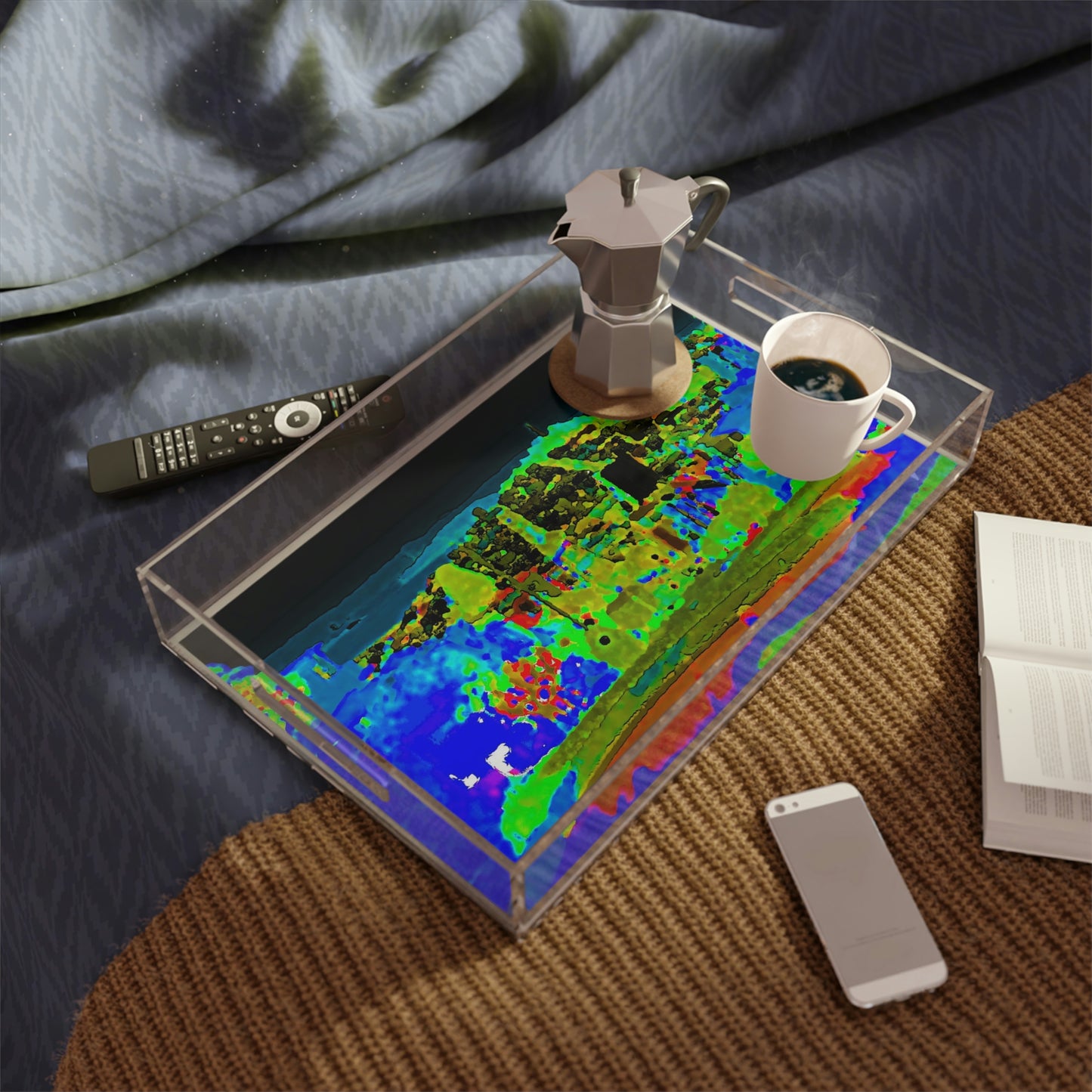 Acrylic Serving Tray ..."Lombard Street San Francisco, CA, USA" ... Family Archives 1970's ... Original Works ...
