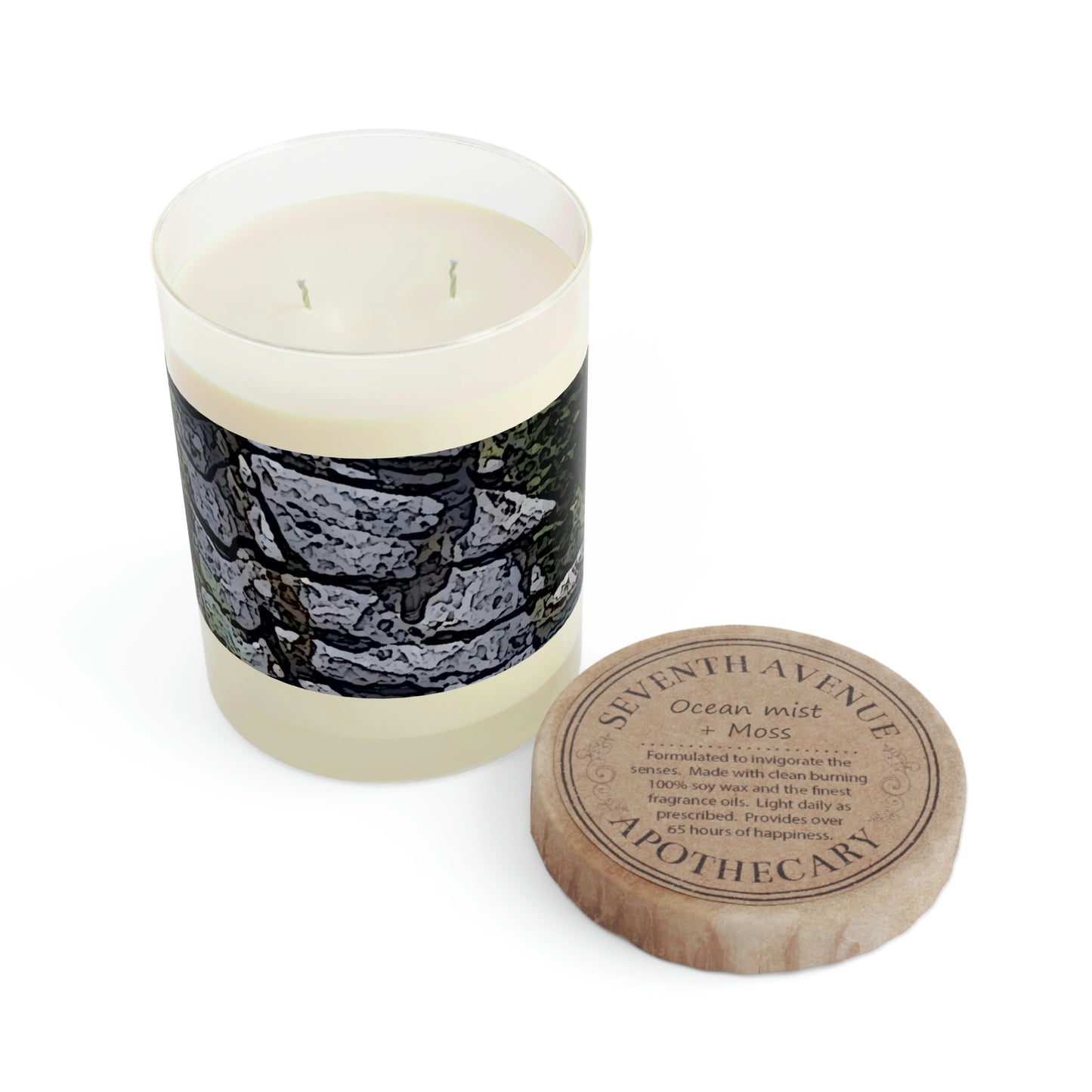 Scented Candle - Full Glass, 11oz ... "I Am Innocent" ... Tricky-Dick Immortalized ... Nixon Rock: Along The River ... Central Idaho, Summer 2020 ... Original Works ...