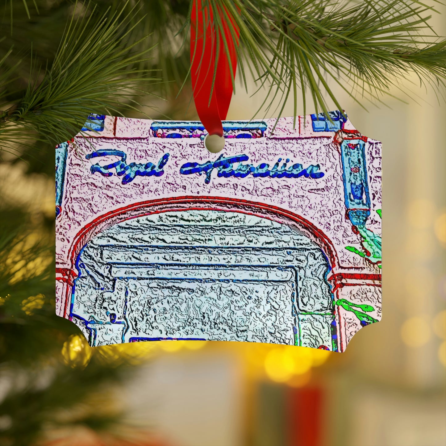 Metallic Ornaments (Round, Berlin) ... "La Grande Entree" At: 'The Pink Palace' ... The Royal Hawai'ian ... Honolulu, HI ... '27Oct2014' ... Original Works ...