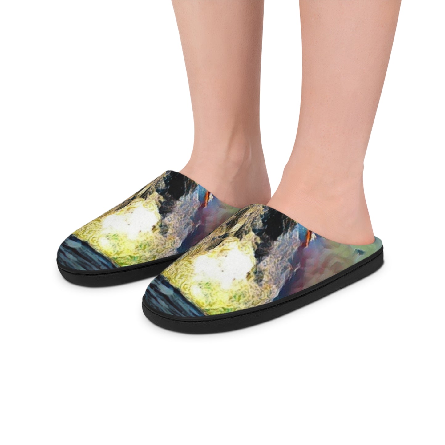Men's Indoor Slippers ... An Extraordinary Humpback Breach ... 'With Explosive Energy' ... Family Archives (KPH) ... Circa: 21st Century. Maui, HI ... Original Works ...
