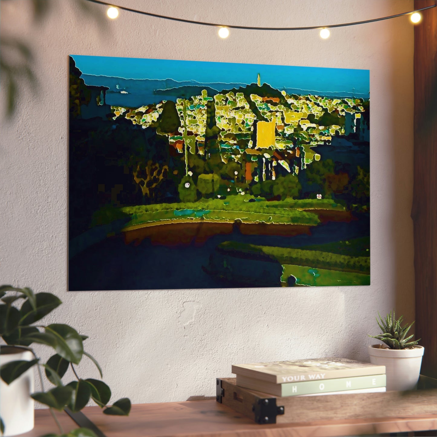 Aluminum Composite Panels ... "A Very Curvy Road With Outstanding Views" ... 'Keep You Eyes On The Road!' ... Lombard St, SF, California_2 ... Family Archives (Father) ... Original Works ...