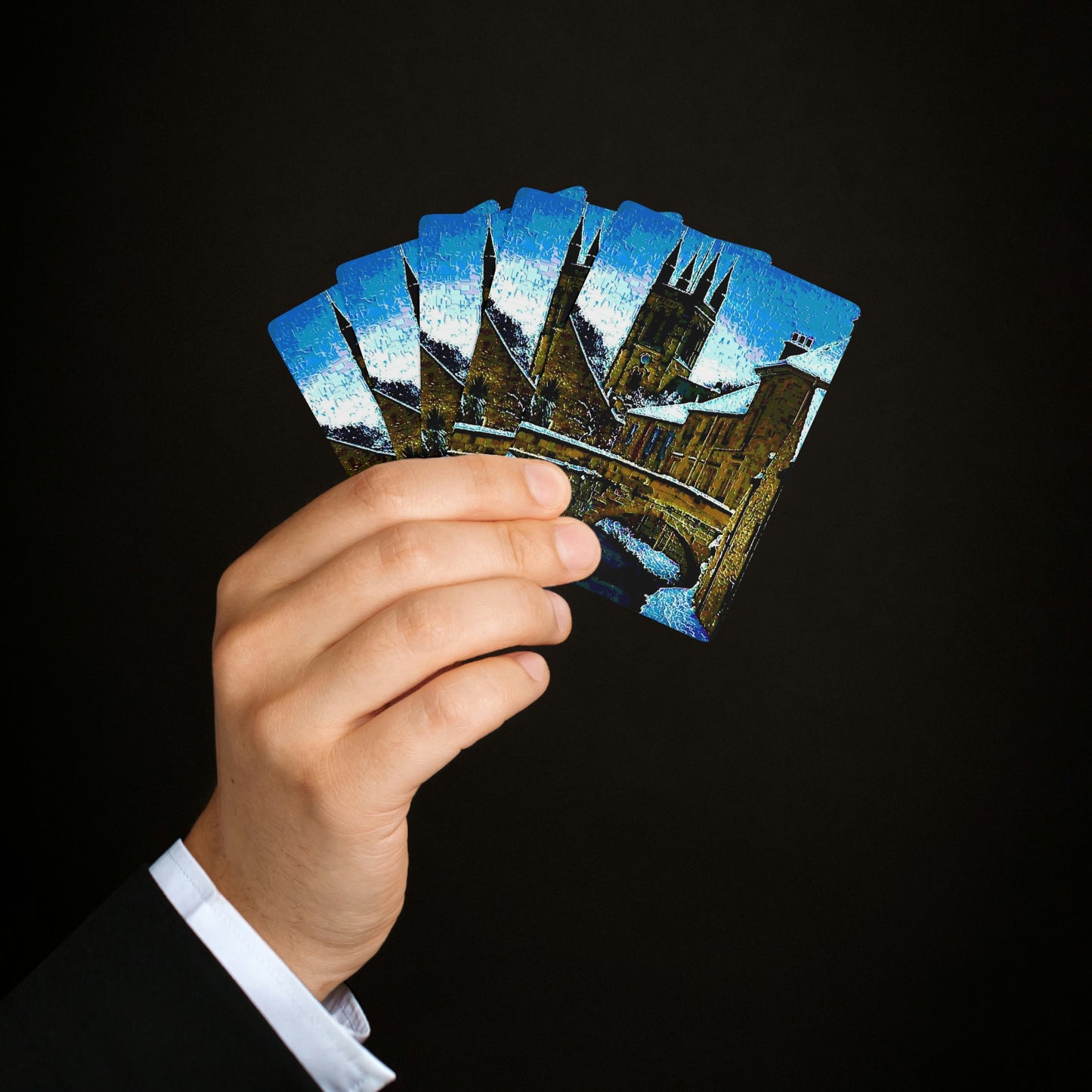 Custom Poker Cards ... Walikng The Streets & Alleys ... 'Strolling The Canals ... ' ... Original Works ...