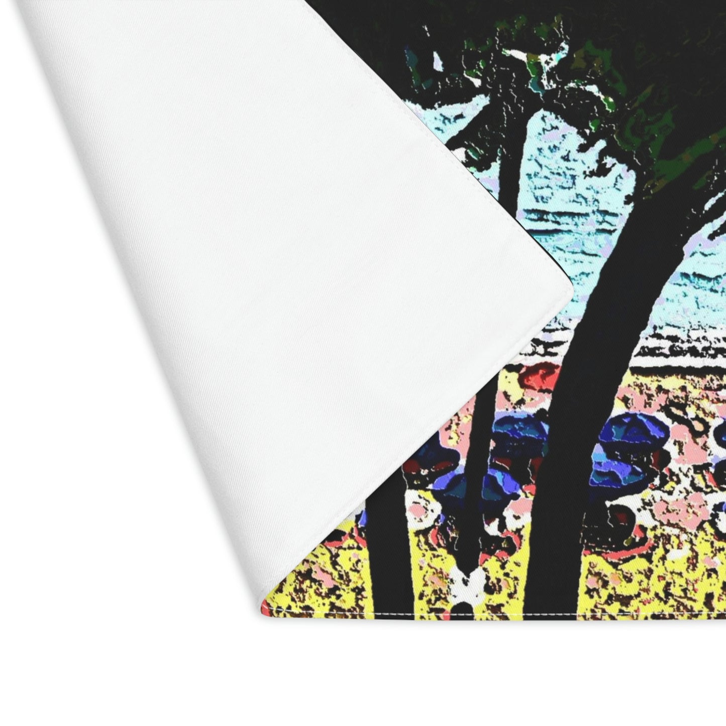 Placemat, 1pc ... "A Beautiful Beach Amongst The Palms" ... The Outrigger Waikiki, Honolulu, Oahu ... Original Works ...