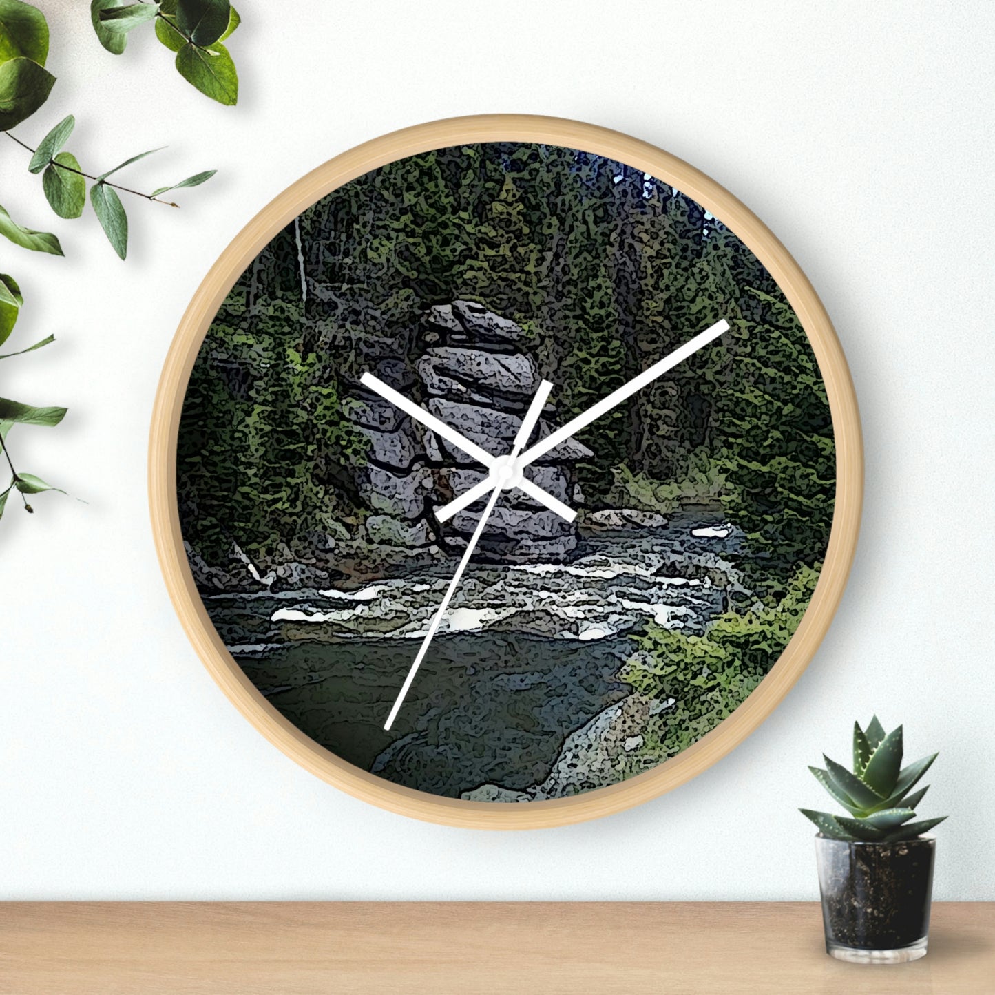 Wall clock ... "I Am Innocent" ... Tricky-Dick Immortalized ... Nixon Rock: Along The River ... Central Idaho, Summer 2020 ... Original Works ...