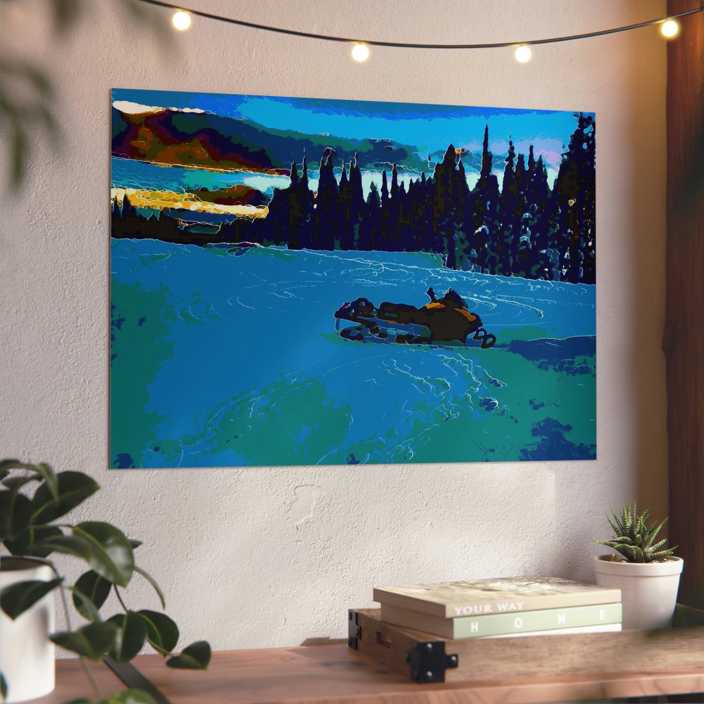 Aluminum Composite Panels ... "Summit Snowmobile Journey" ... Mt. Dixie - Dixie Summit ... 'Jack Mountain Road' ... February 2023 ... Original Works ...