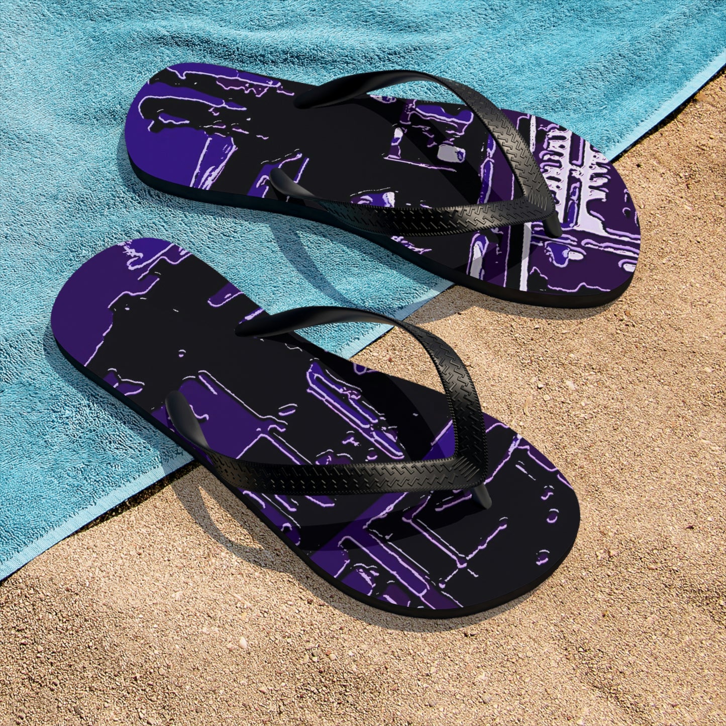 Unisex Flip-Flops ... San Francisco ... 'Rice-A-Roni-A-San Francisco Treat' ... "A Cable Car Classic" ... Family Archives: 1973 ... Original Works ...