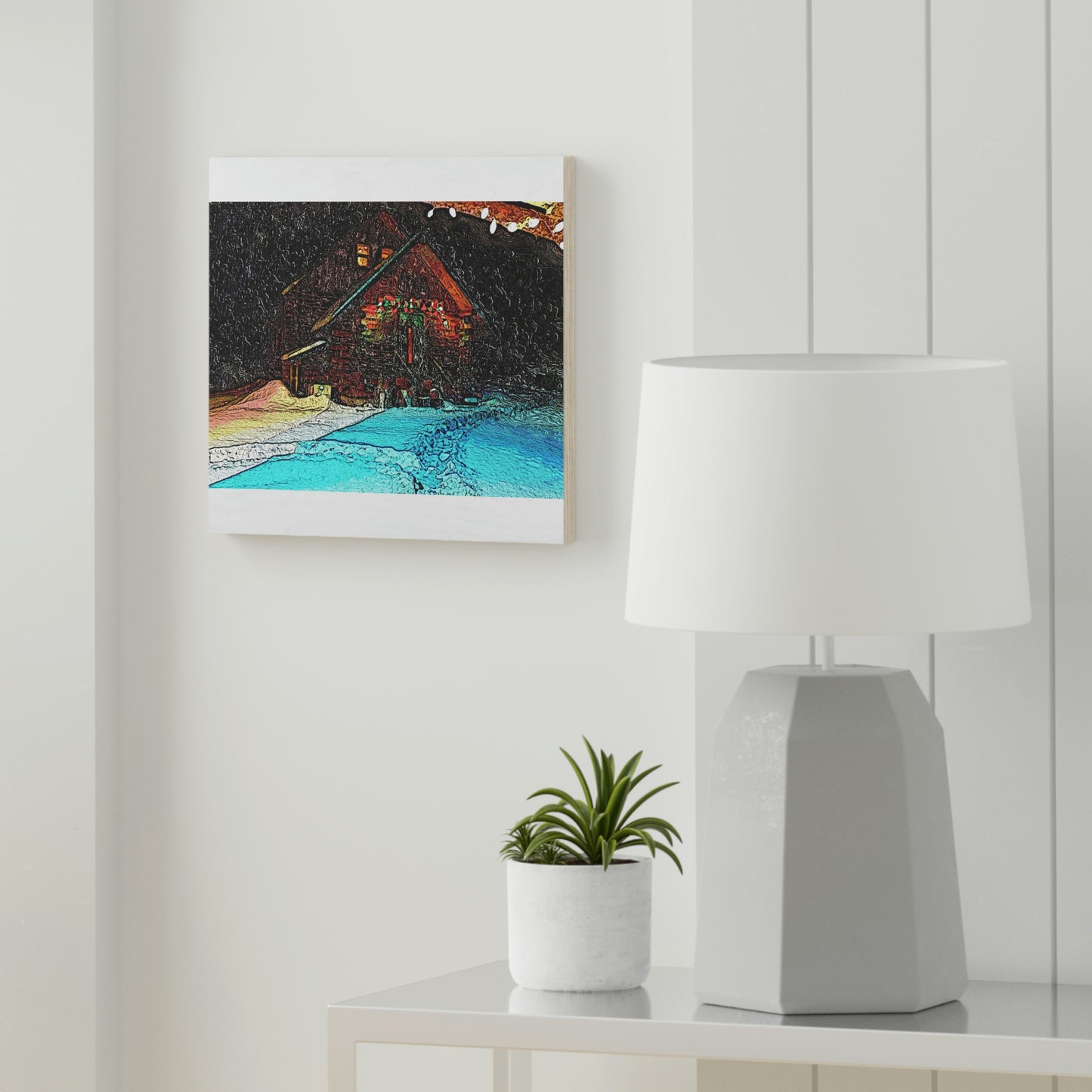 Wood Canvas ... "A Very, Very Snowy November Morning" ...