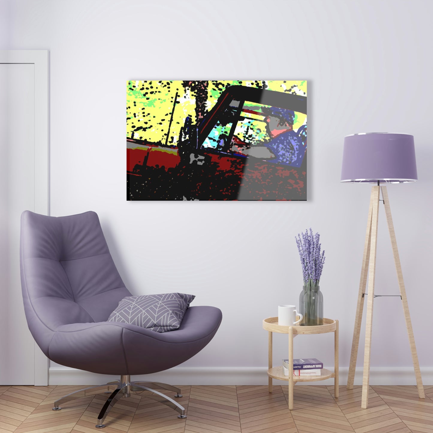 Acrylic Prints ... "Jeep & Bronco-Bustin'-It Up The Mountain Road" ... Spring 2021 ... Rhett Creek, Idaho ... Original Works ...