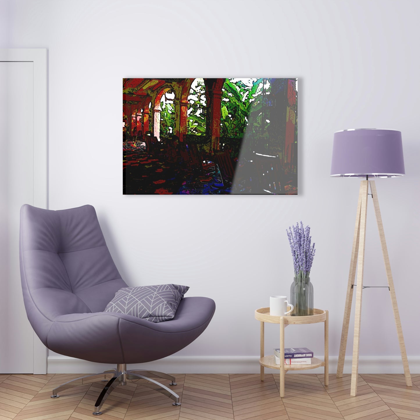 Acrylic Prints ... Lanai & Rocking Chairs At: 'The Pink Palace' ... The Royal Hawai'ian ... Honolulu, HI ... '27Oct2014' ... Original Works ...