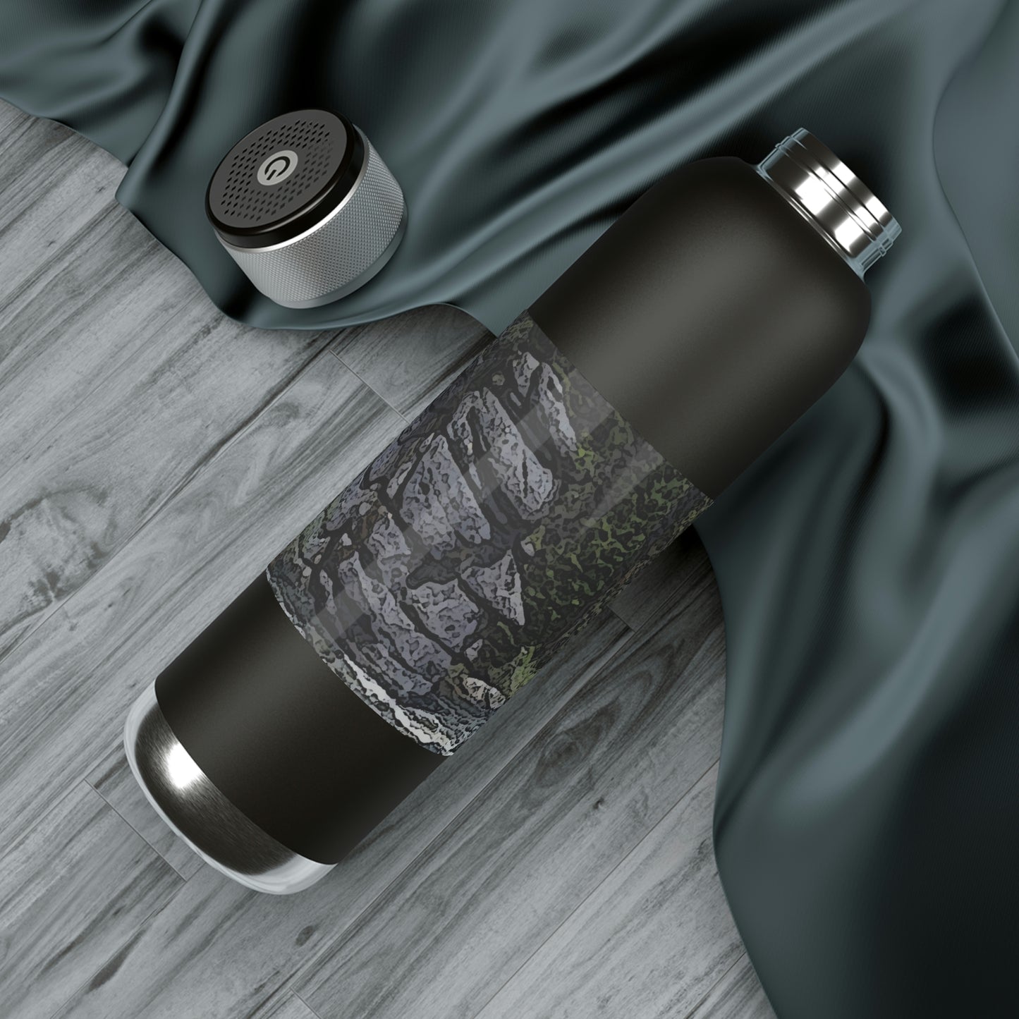 Soundwave Copper Vacuum Audio Bottle 22oz ..."I Am Innocent" ... Tricky-Dick Immortalized ... Nixon Rock: Along The River ... Central Idaho, Summer 2020 ... Original Works ...