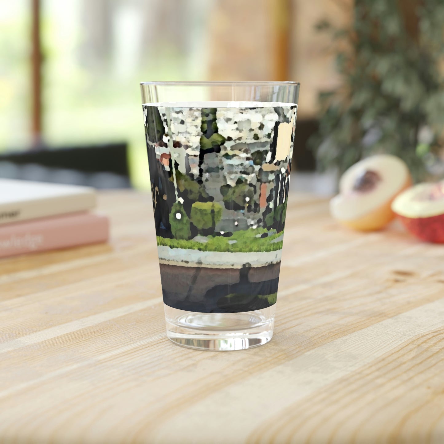 Pint Glass, 16oz ... "Lombard Street San Francisco, CA, USA" ... Family Archives 1970's ... Original Works ...