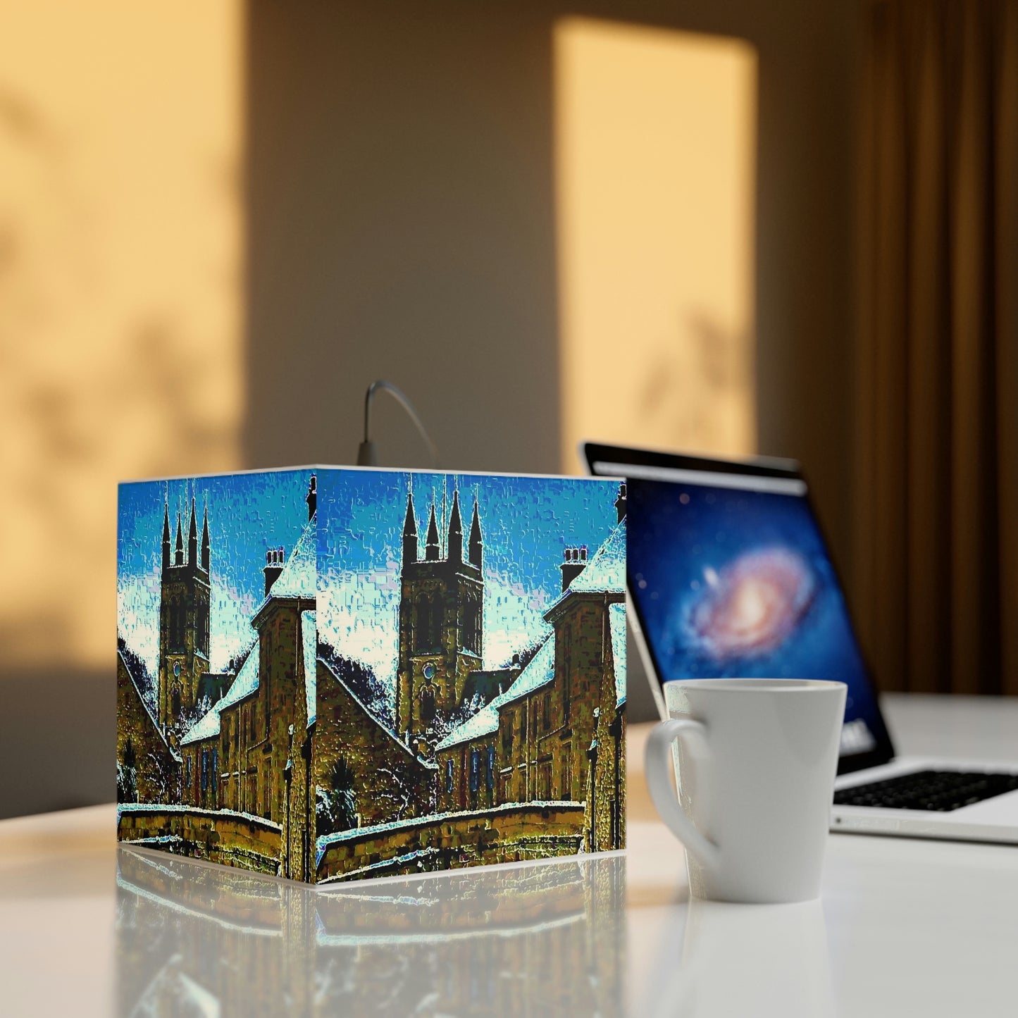Light Cube Lamp ... Walikng The Streets & Alleys ... 'Strolling The Canals ... ' ... Original Works ...