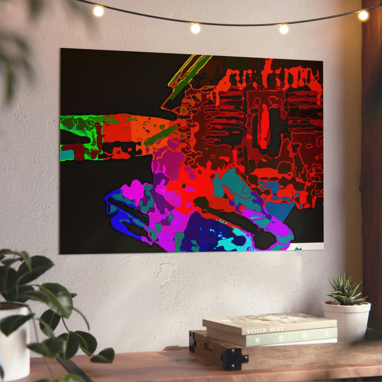 Aluminum Composite Panels ... "Lots of Color" ... 'The Reds, The Purples, The Pinks & The Blues ... All Contrasted Against The Black Of Snow' ... November 2022 ... Original Works ...