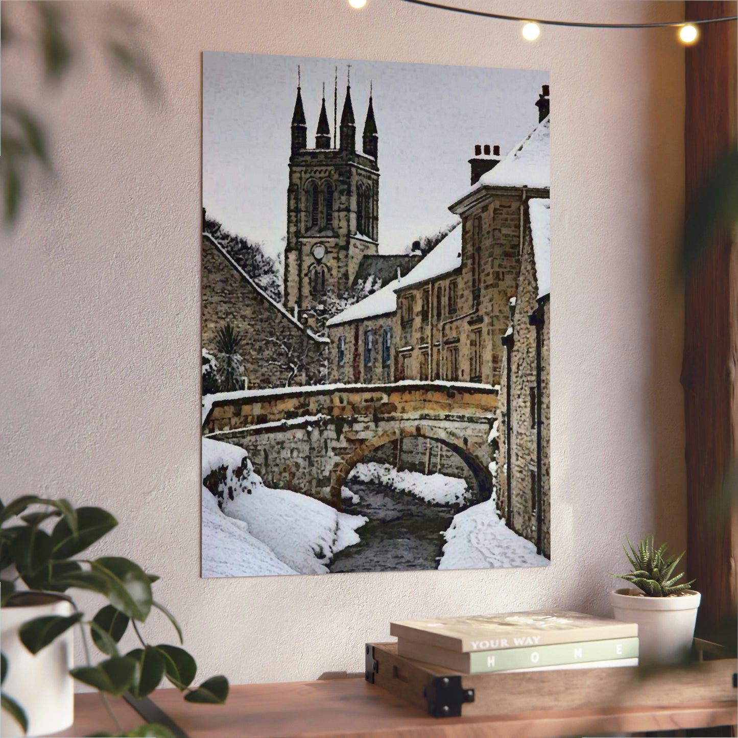 Aluminum Composite Panels ... A Bridge, A Canal, A Cathedral ... "To Stroll Over-Through-And-By" ... Central England: Circa 2005 ... Original Works ...