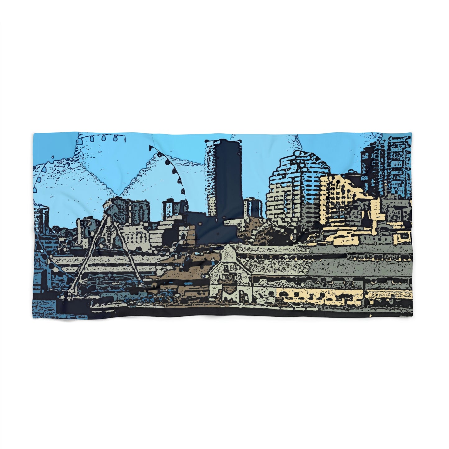 Beach Towel ... That Classic Wheel ... 'Seattle's Wheel' ... & Old Classic Waterside Vendors ... 'Family Archives' ... Original Works ...