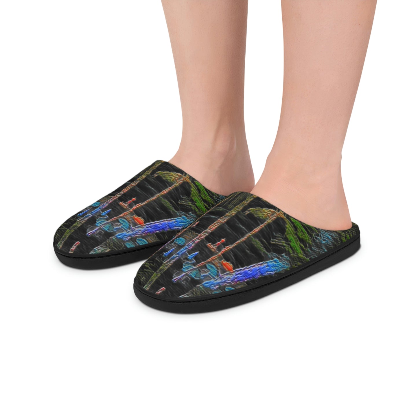 Men's Indoor Slippers ... "The Royal Hawai'ian: Waikiki Beach_Beach" ... Honolulu, HI ... October 2014 (Halloween) ... Original Works ...