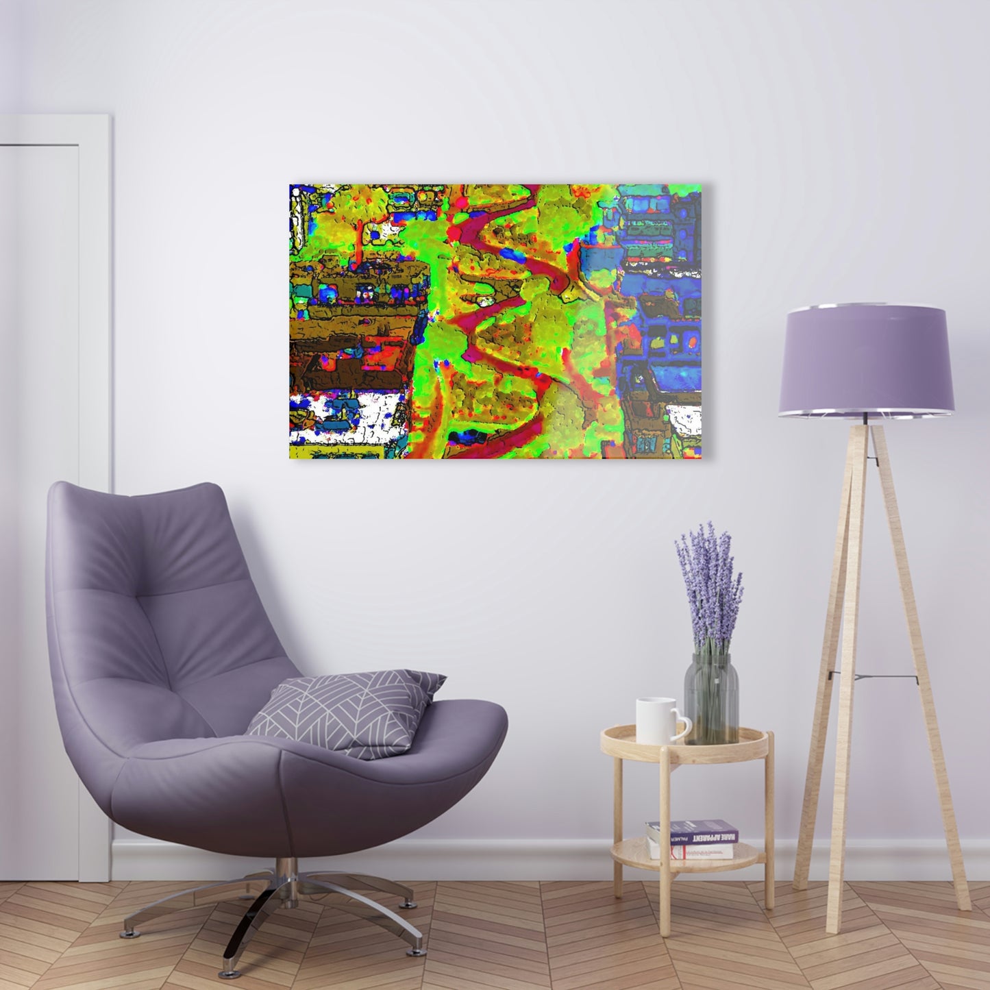 Acrylic Prints ... A Crazy Street ... 'Eight Winding Curve-Switchbacks' ... "Lombard Street, San Francisco, CA' ... Family Archives: 1970's ... Original Works ...