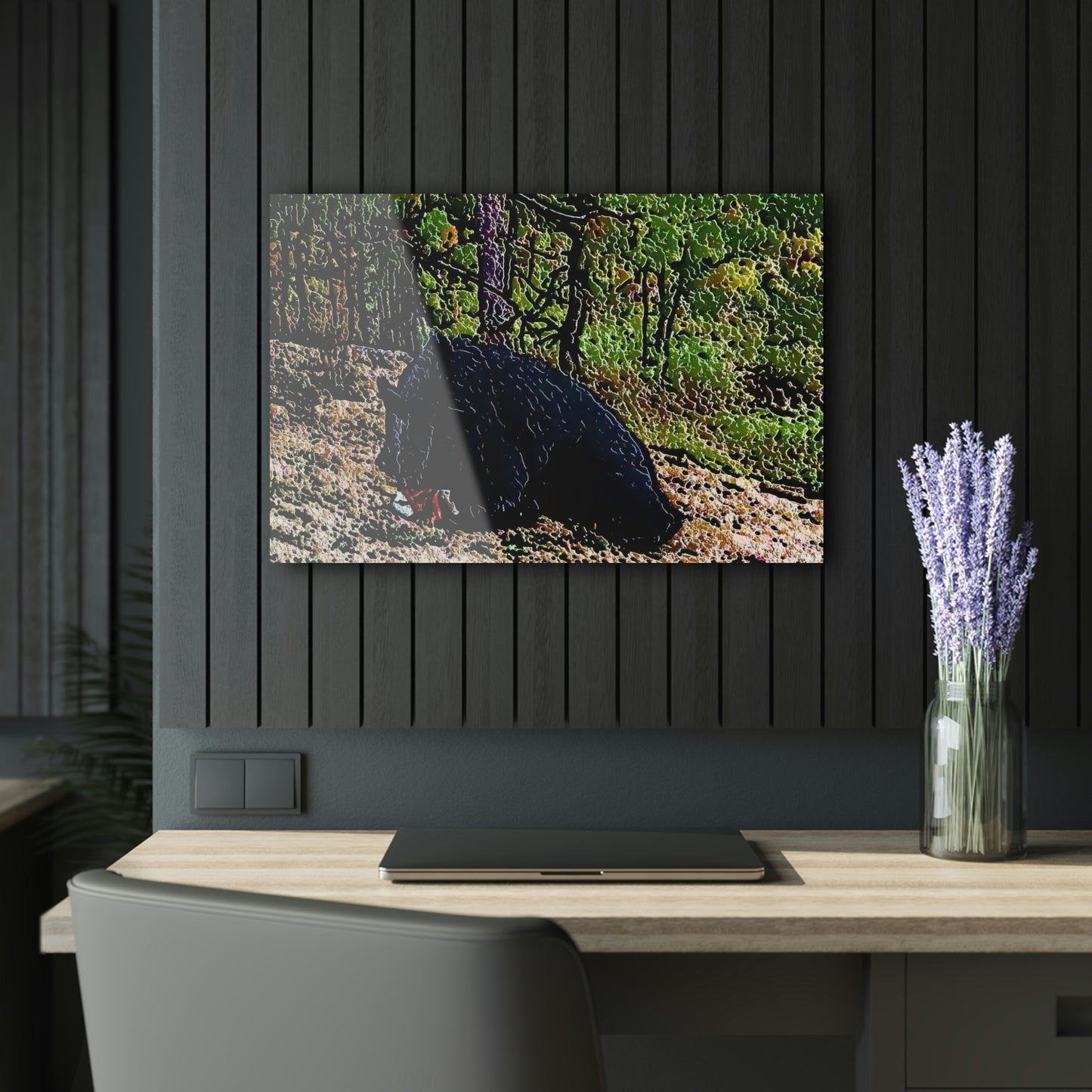 Acrylic Prints (French Cleat Hanging) ... RCY: "Rhett Creek Yogi ... '500 Lbs Of Autumn Season Hunger' ..." ... September 2022 ... Central Idaho ... Original Works ...