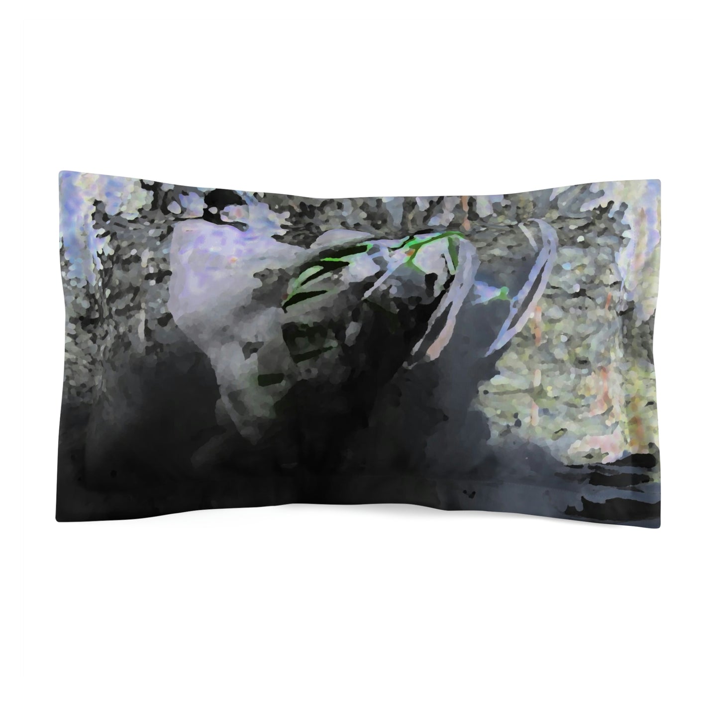 Microfiber Pillow Sham ... I Recall Folks Asking About Snowmobil Lessons? ... "Inquire Within ..."