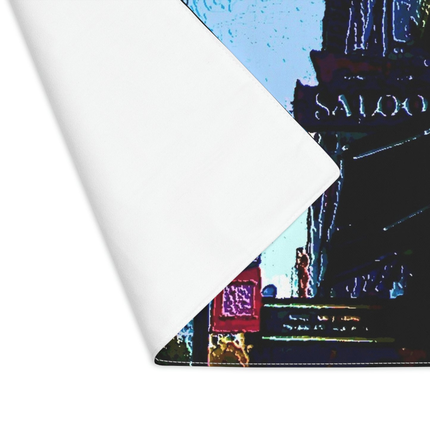 Placemat, 1pc... Pioneer Square & Smith Tower ... 'That World Famous View' ... Colleague Supplied Photo ... Original Works ...