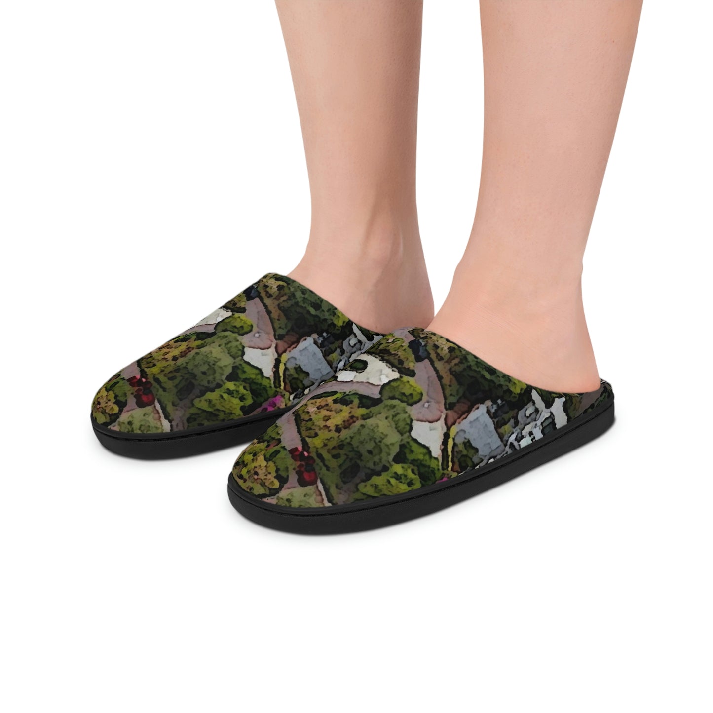 Men's Indoor Slippers ... A Crazy Street ... 'Eight Winding Curve-Switchbacks' ... "Lombard Street, San Francisco, CA' ... Family Archives: 1970's ... Original Works ...