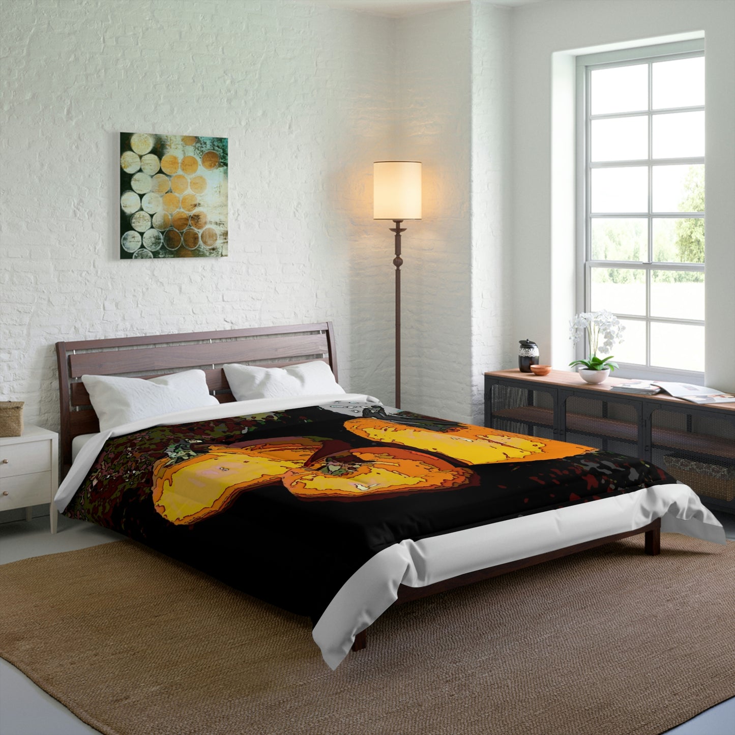 Comforter ... Halloween - Pumpkins - 'Trick-Or-Treat' ... More Than a Season ... "Its A Feeling & Celebration Of Life" ...
