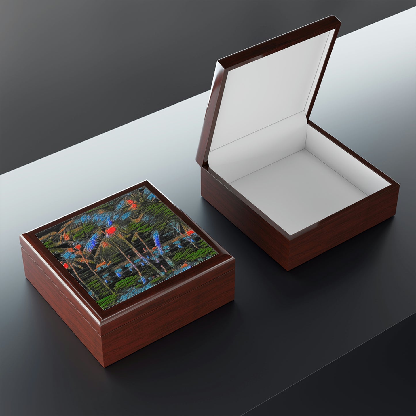 Jewelry Box ... "The Royal Hawai'ian: Waikiki Beach_Beach" ... Honolulu, HI ... Ocotber 2014 (Halloween) ... Original Works ...
