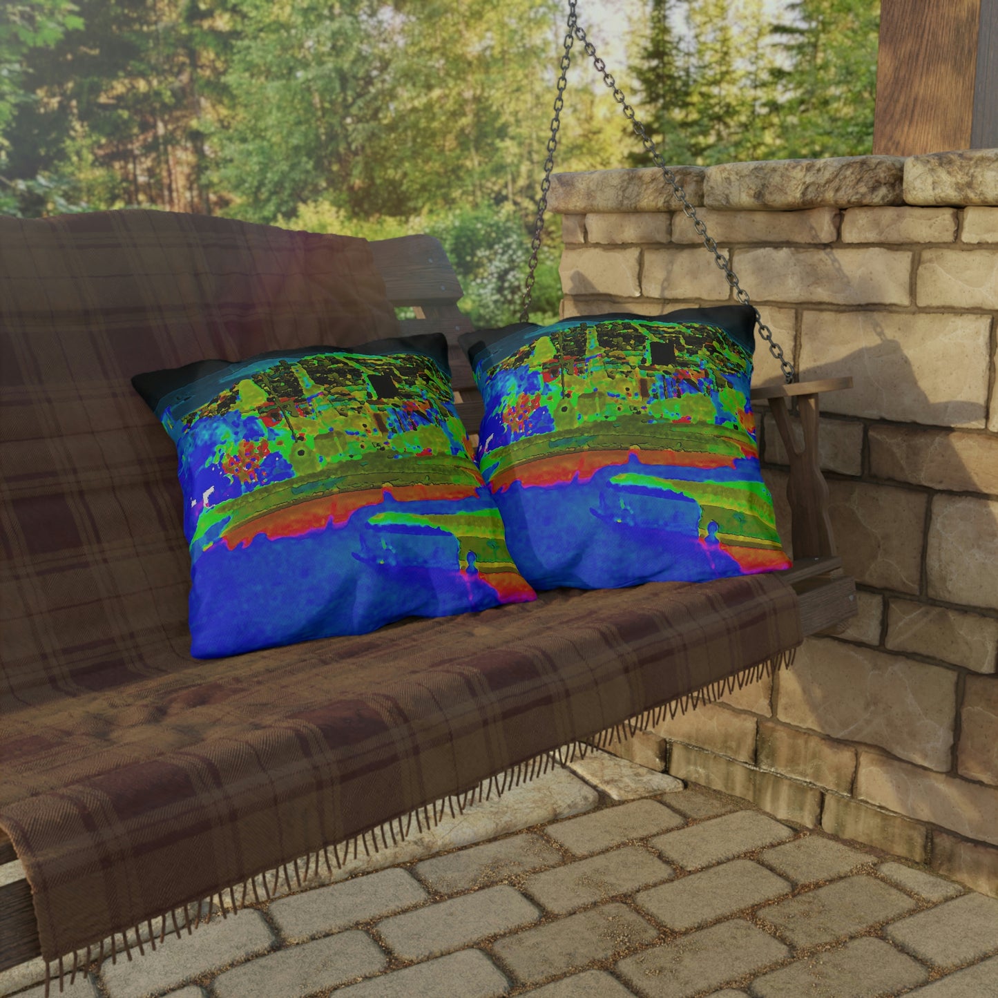 Outdoor Pillows ..."Lombard Street San Francisco, CA, USA" ... Family Archives 1970's ... Original Works ...