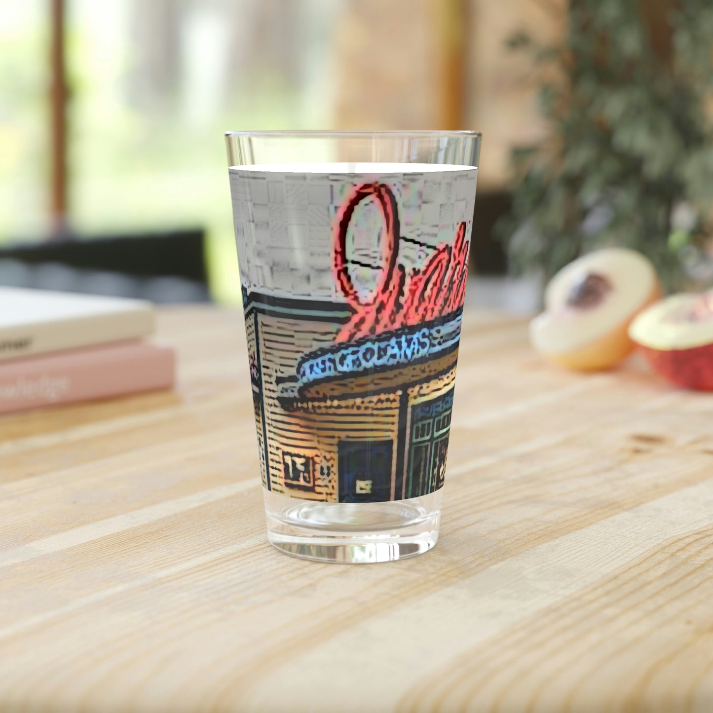 Pint Glass, 16oz ... In-A-Hurry & Stressed? ... Remember: Keep "Clam" ... Clam_Happy ... 'Ivars: Seattle Waterfront' ... Personal Archives ... Original Works ...