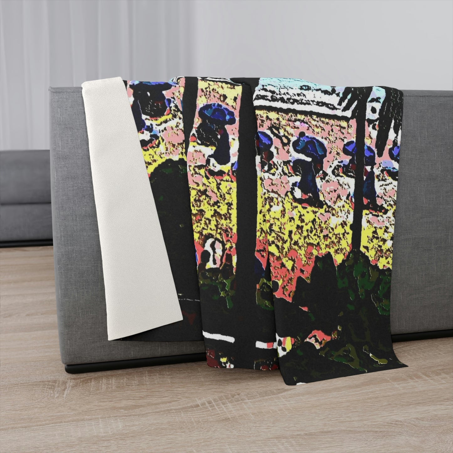 Sherpa Blanket ..."A Beautiful Beach Amongst The Palms" ... The Outrigger Waikiki, Honolulu, Oahu ... Original Works ...