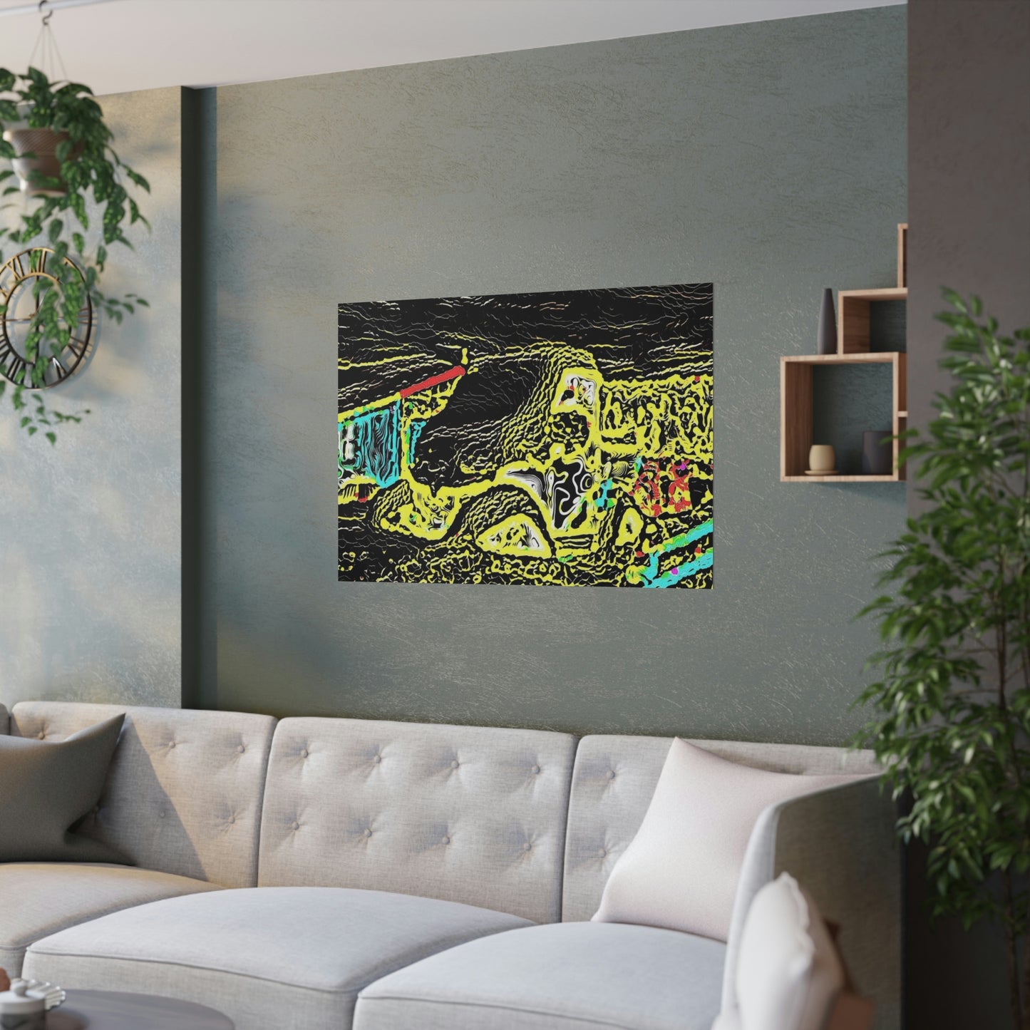Satin Posters (210gsm) ... "Snow Vehicle In Snow Storm At-Rest" ... Circa 12Mar23 ... Central Idaho ... 18-Hours Rendering Time: Original Works ...