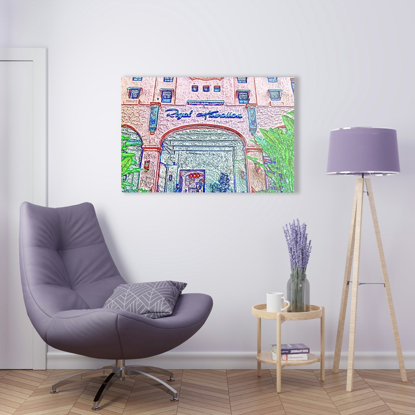 Acrylic Prints ... "La Grande Entree" At: 'The Pink Palace' ... The Royal Hawai'ian ... Honolulu, HI ... '27Oct2014' ... Original Works ...