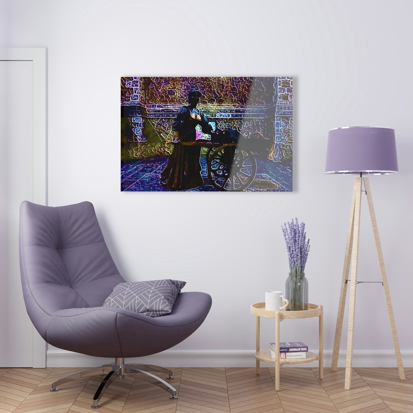 Acrylic Prints ... Dublin's "Molly Malone Along Grafton Street" ... Cryin' Cockels & Muscles Alive-Alive-Oh ... Circa 2003 ... Original Works ...