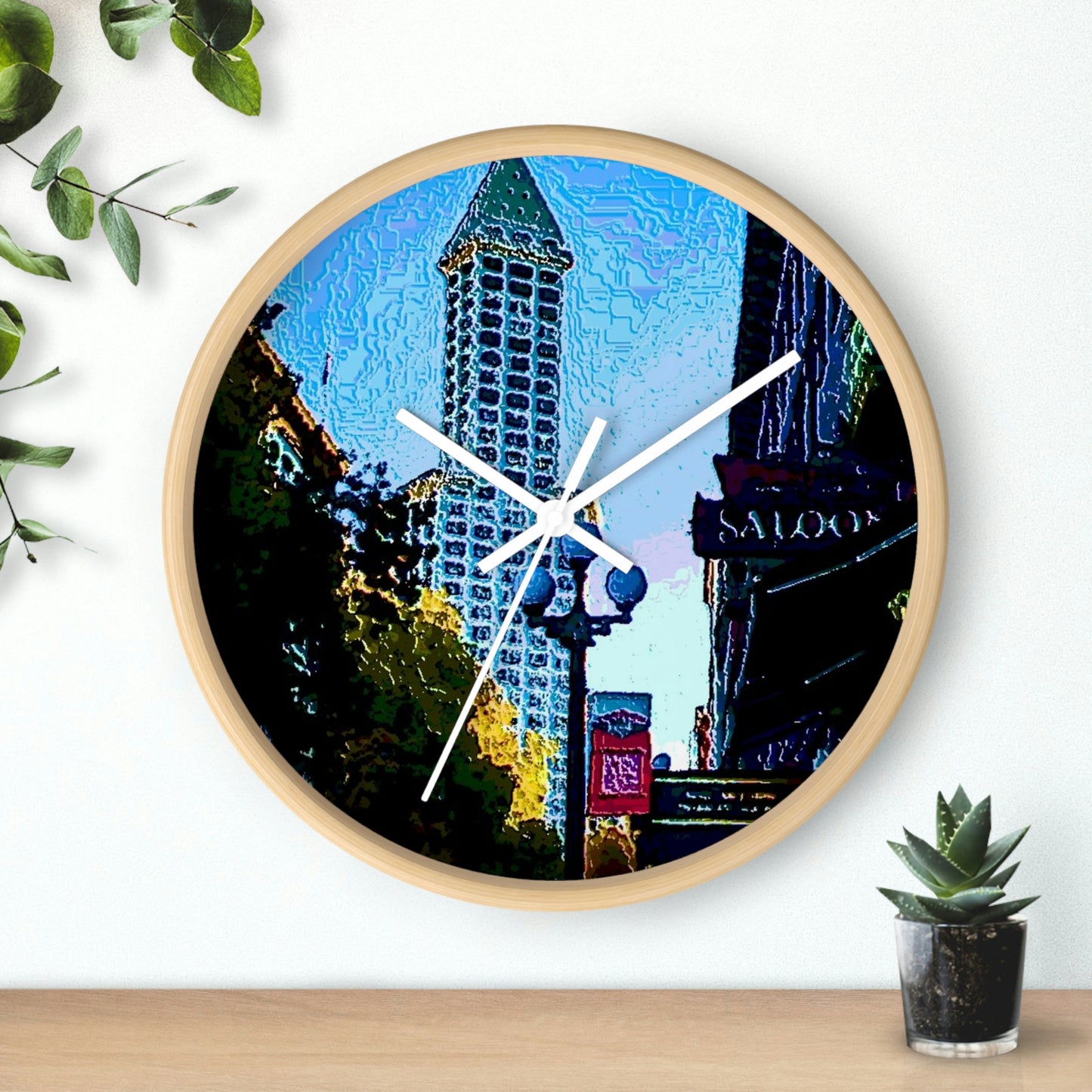 Wall clock .. Pioneer Square & Smith Tower ... 'That World Famous View' ... Colleague Supplied Photo ... Original Works ...