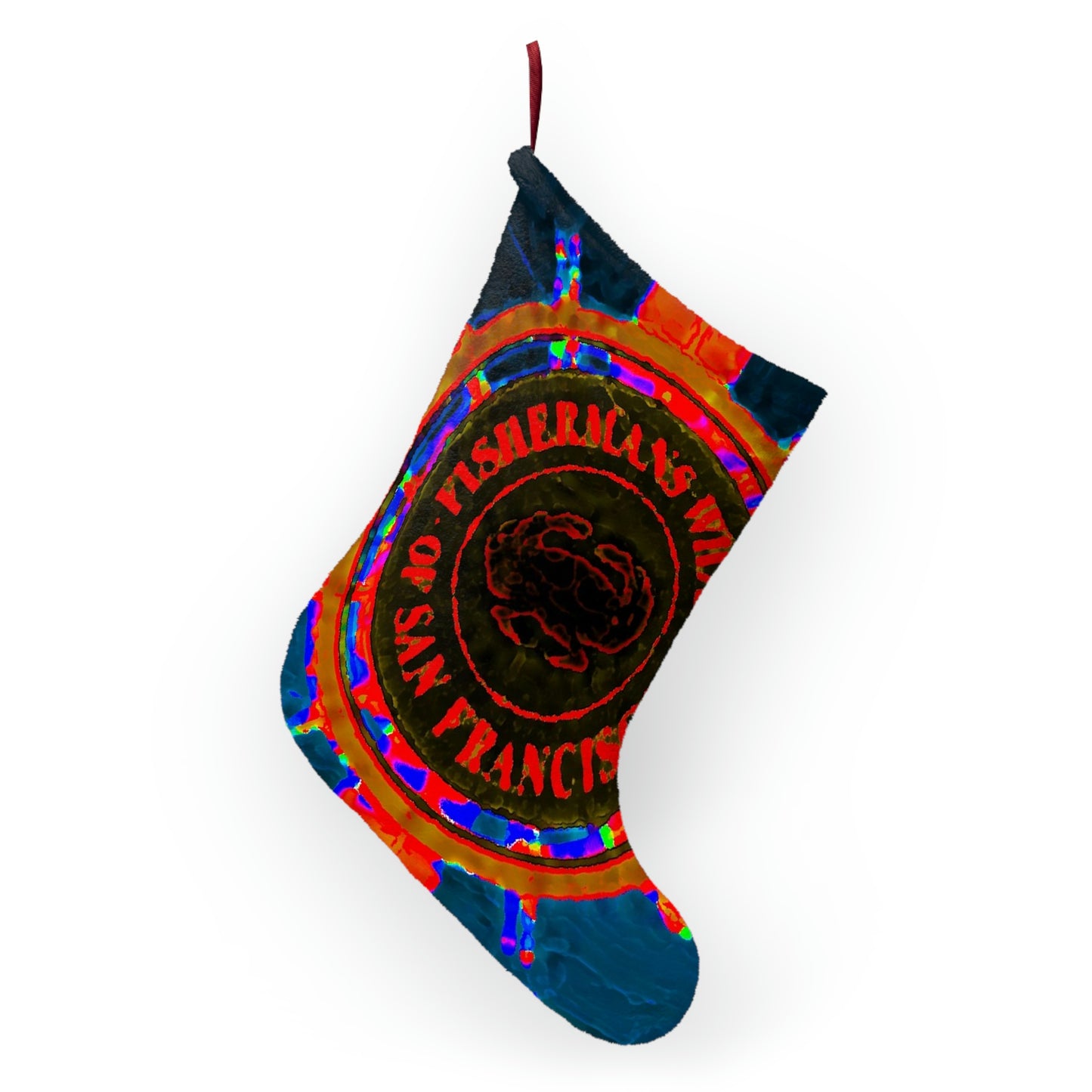 Christmas Stockings ... "No.9 Fishermen's Grotto - Fishermen's Wharf, SF, California" ... Family Archives: 1970's ... Original Works ...