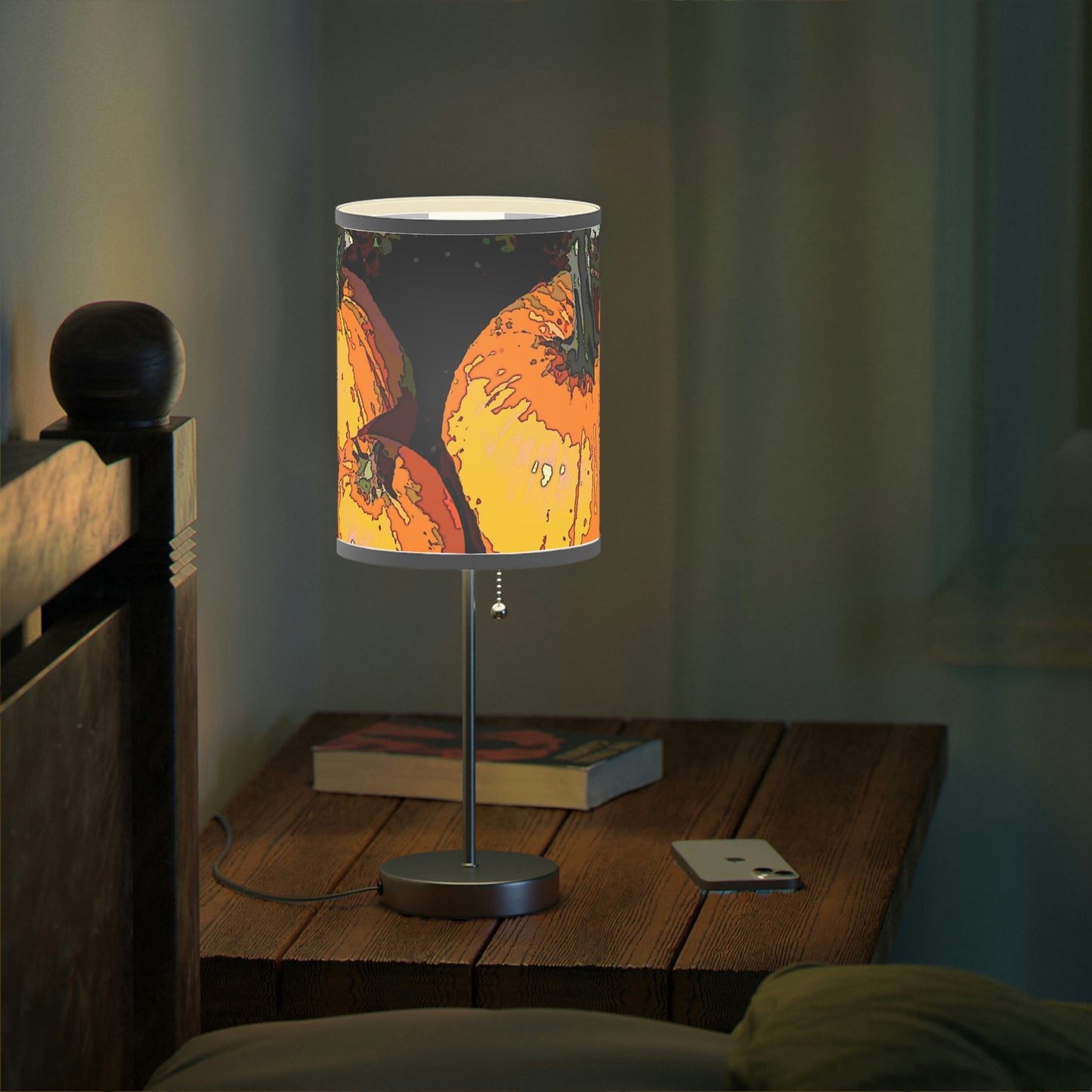 Lamp on a Stand, US|CA plug ... "A Lantern Within A Jack-O-Lantern" ...