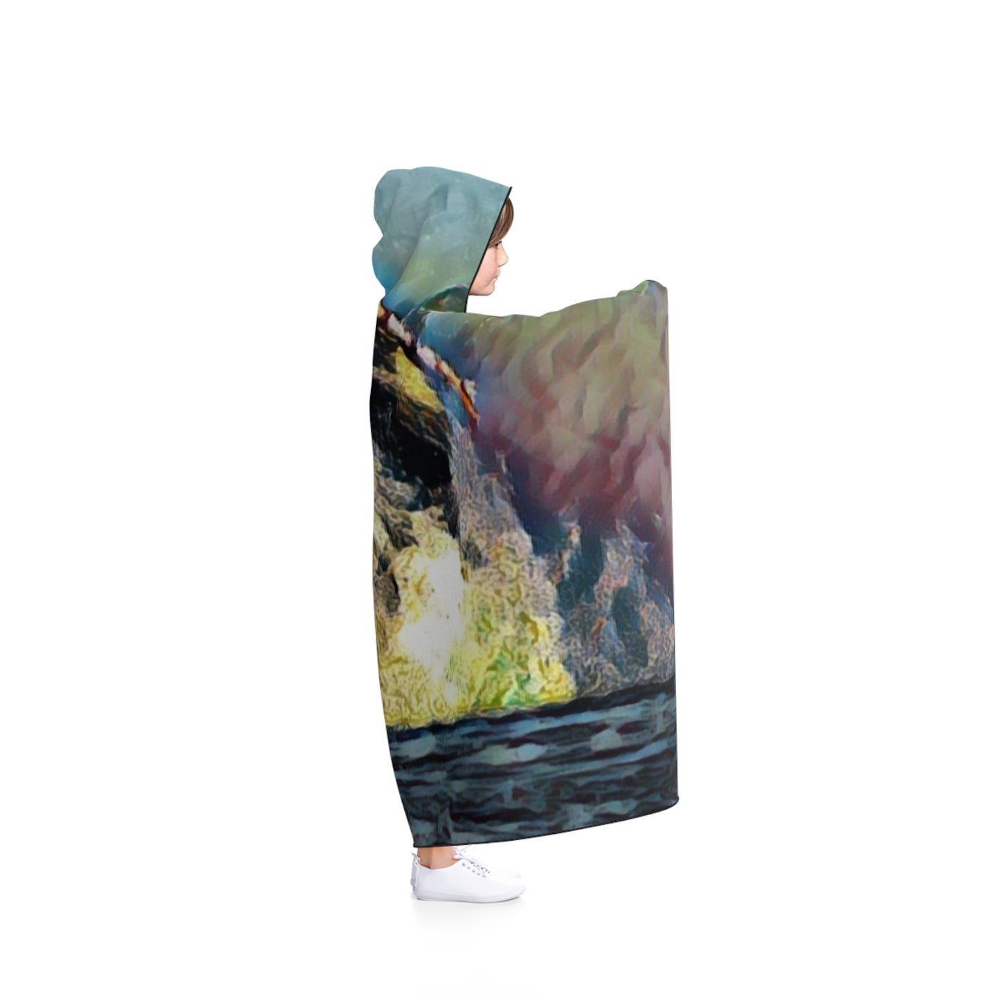 Hooded Blanket ...An Extraordinary Humpback Breach ... 'With Explosive Energy' ... Family Archives (KPH) ... Circa: 21st Century. Maui, HI ... Original Works ...